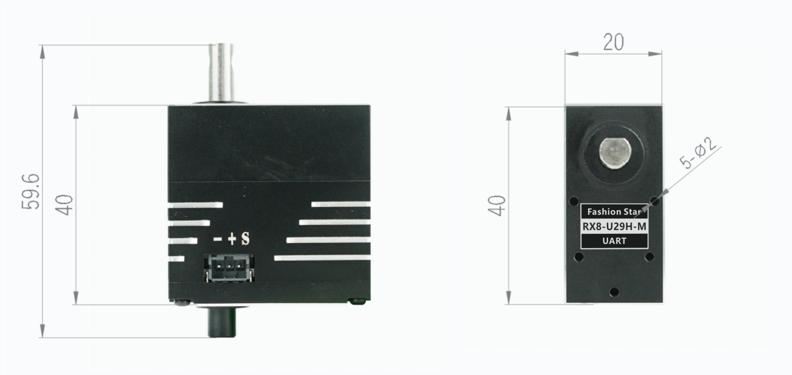 总线伺服舵机-工业级28KG系列(D轴)