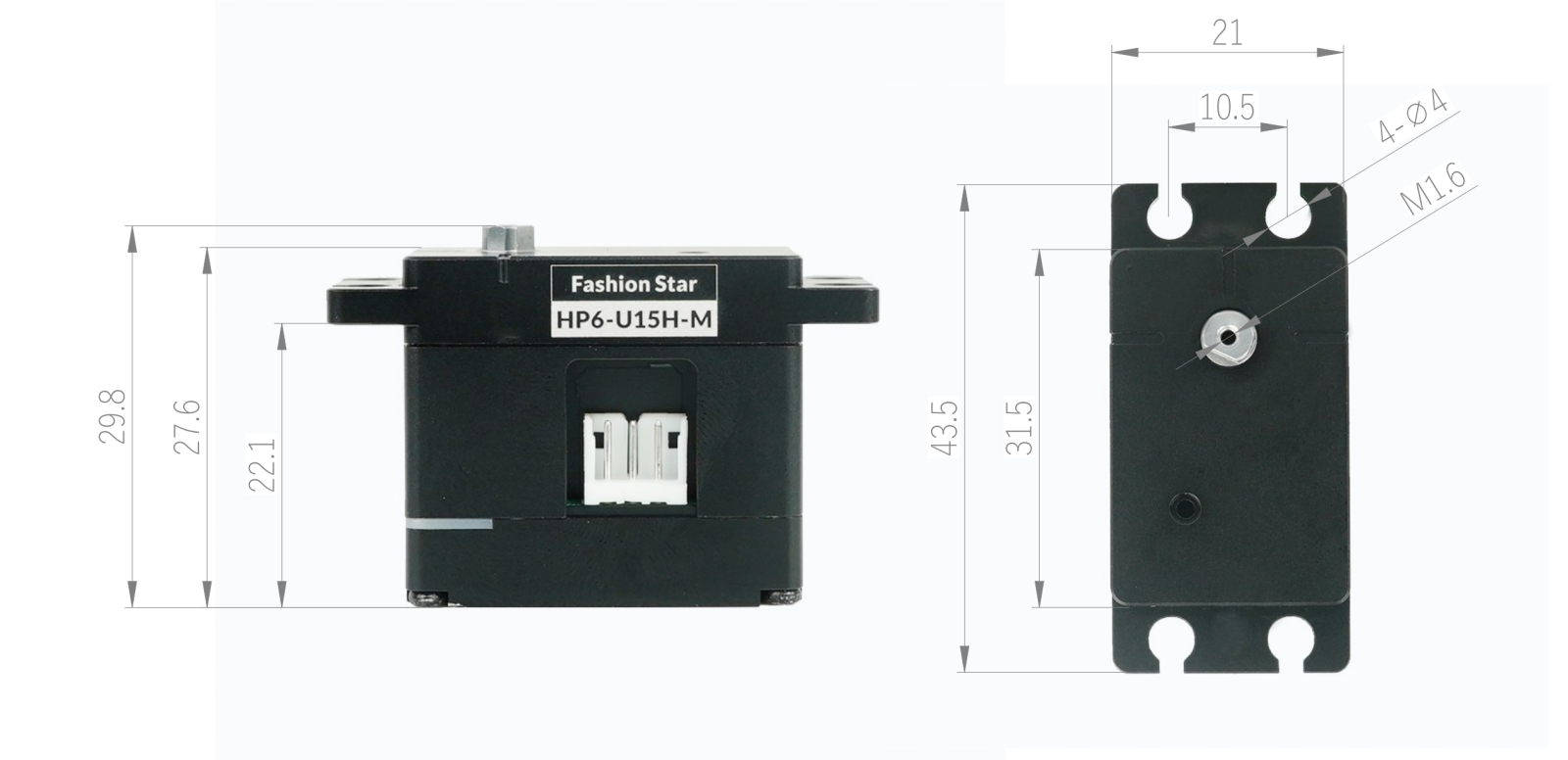 总线伺服舵机-15KG系列